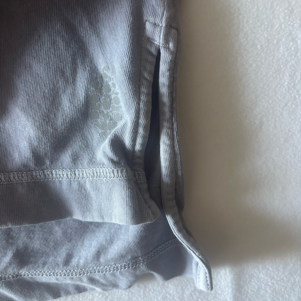 NWOT SZ M Free people lavender V-Neck long sleeve top - Picture 4 of 6